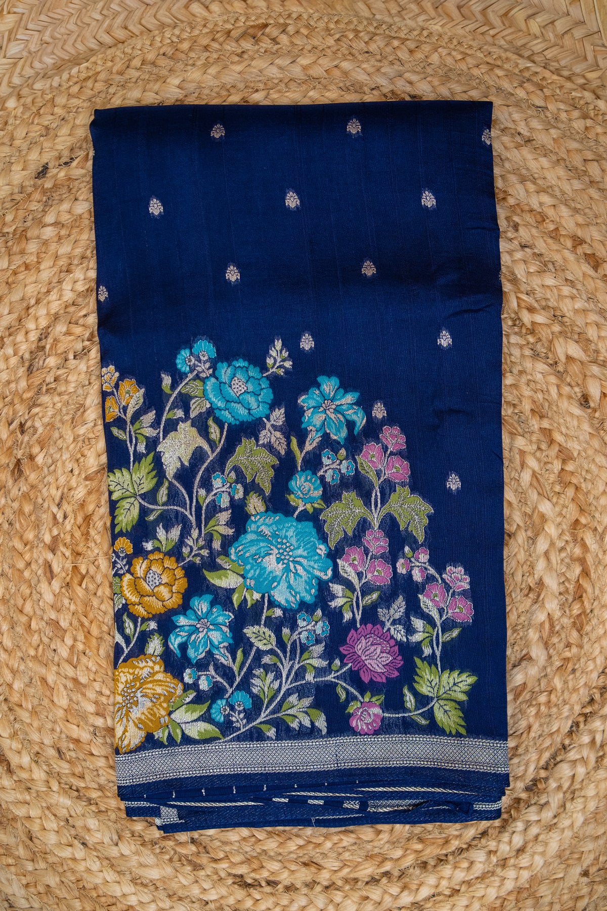 Mayur Vana Khaddi Silk Saree