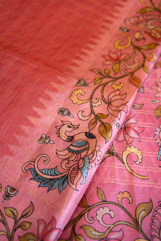Gulnaar Matka Tussar Saree