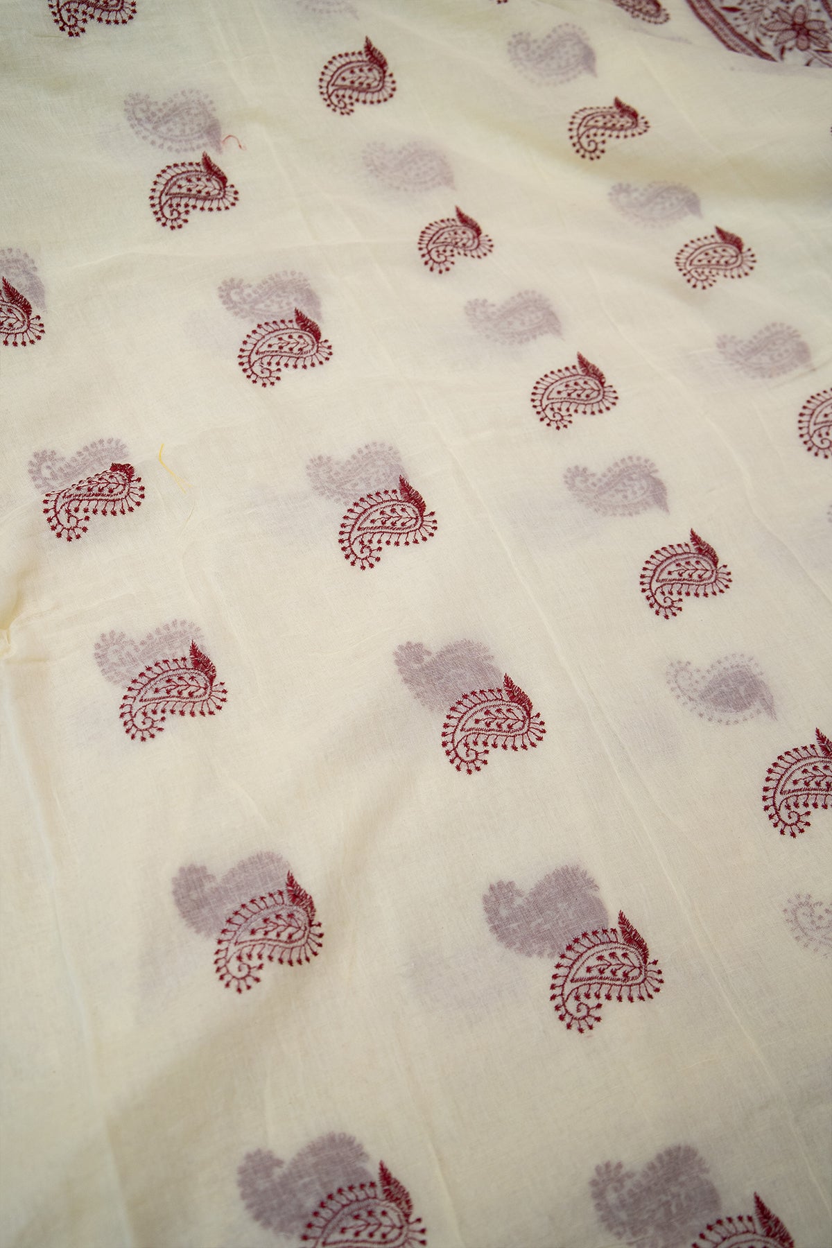 Noor Paisley Mul Cotton Saree