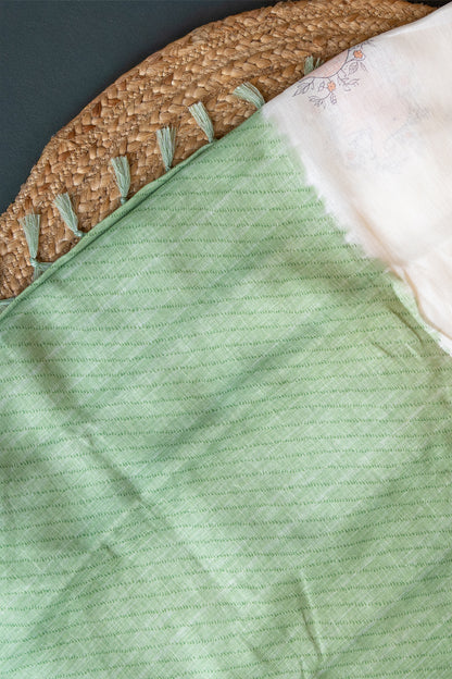 Vanya Grace Digital Print Linen Saree