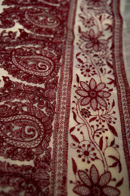 Noor Paisley Mul Cotton Saree