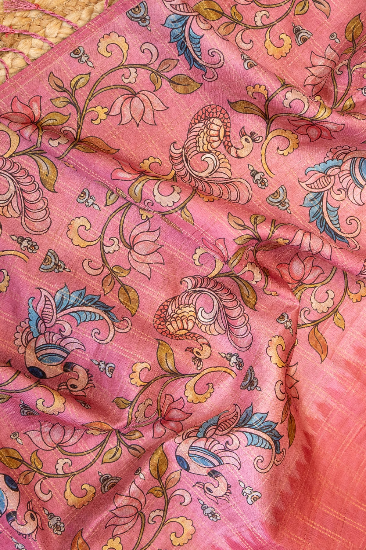 Gulnaar Matka Tussar Saree