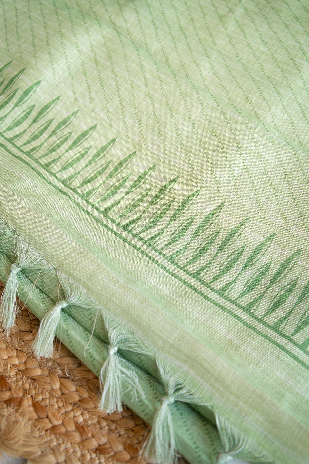 Vanya Grace Digital Print Linen Saree