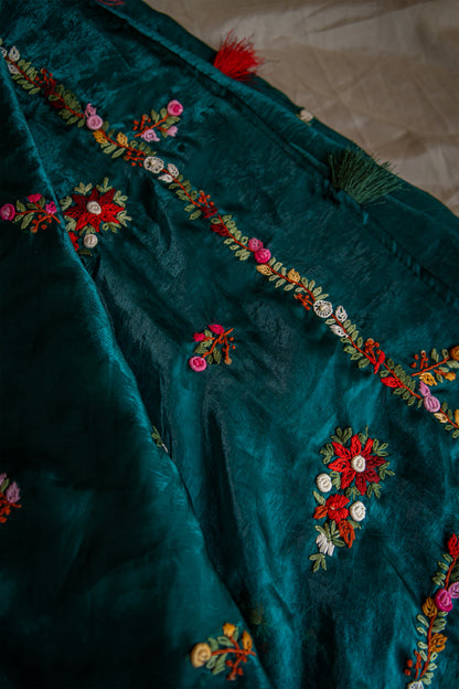 Emerald Vanya Space Silk Saree