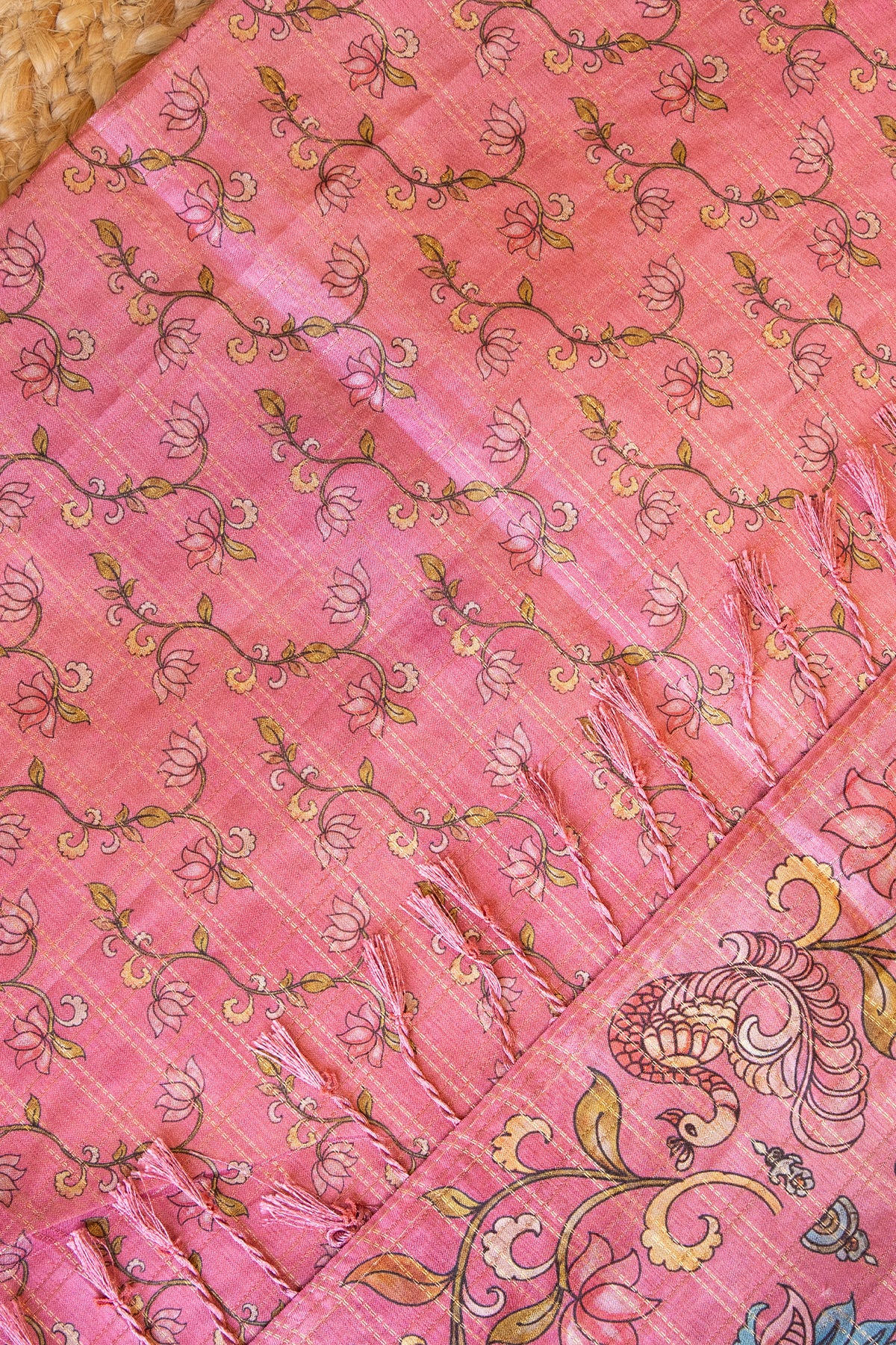 Gulnaar Matka Tussar Saree