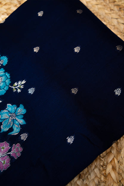 Mayur Vana Khaddi Silk Saree