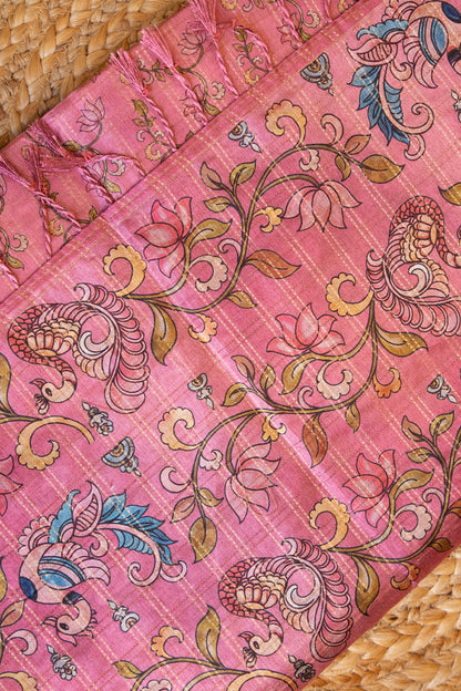 Gulnaar Matka Tussar Saree