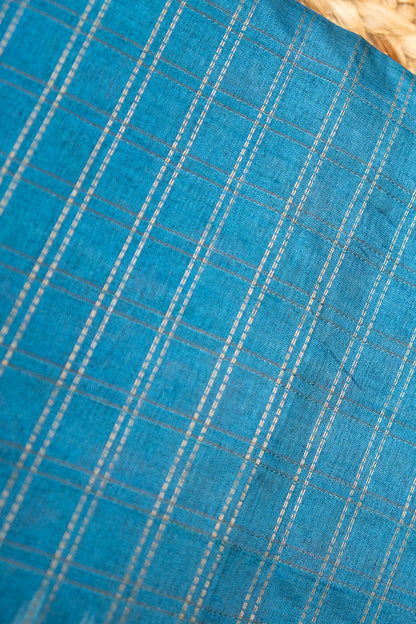 Neel Kamal Matka Tussar Saree