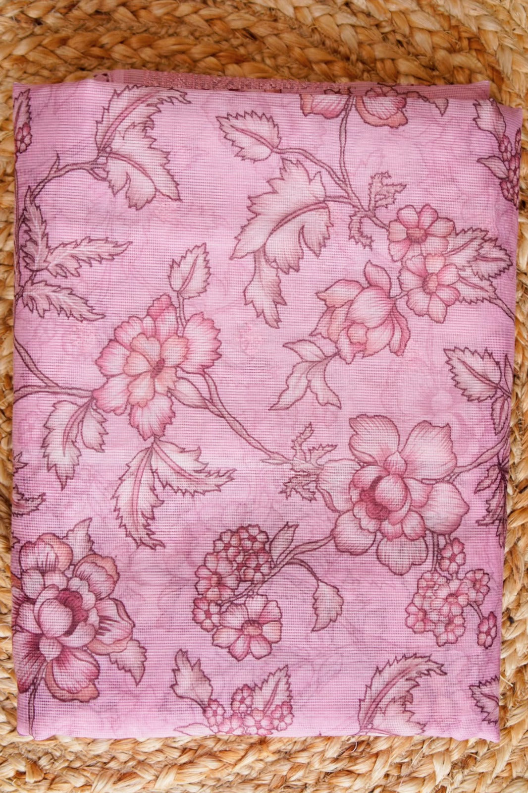 Rose Garden Digital Print Kota Saree – SS041