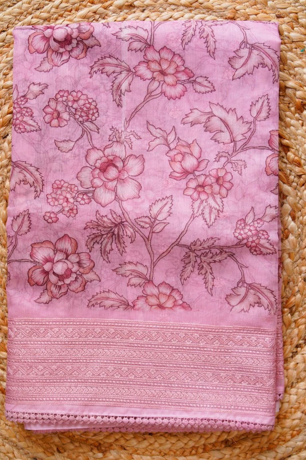 Rose Garden Digital Print Kota Saree – SS041