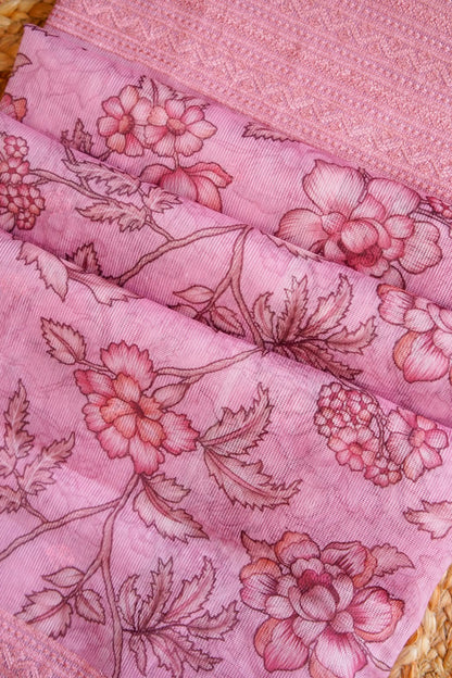 Rose Garden Digital Print Kota Saree – SS041