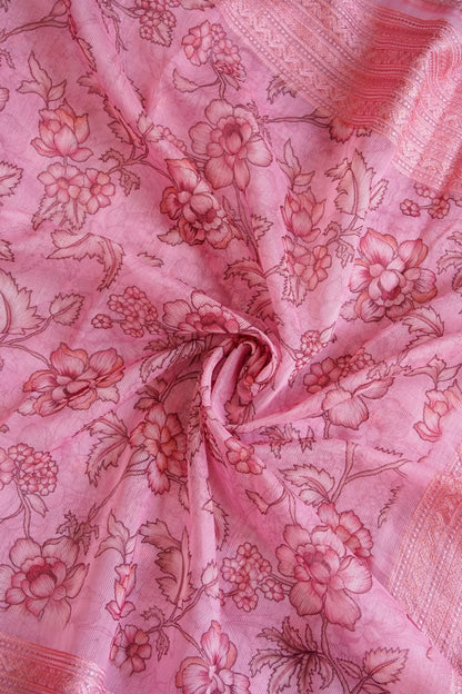 Rose Garden Digital Print Kota Saree – SS041
